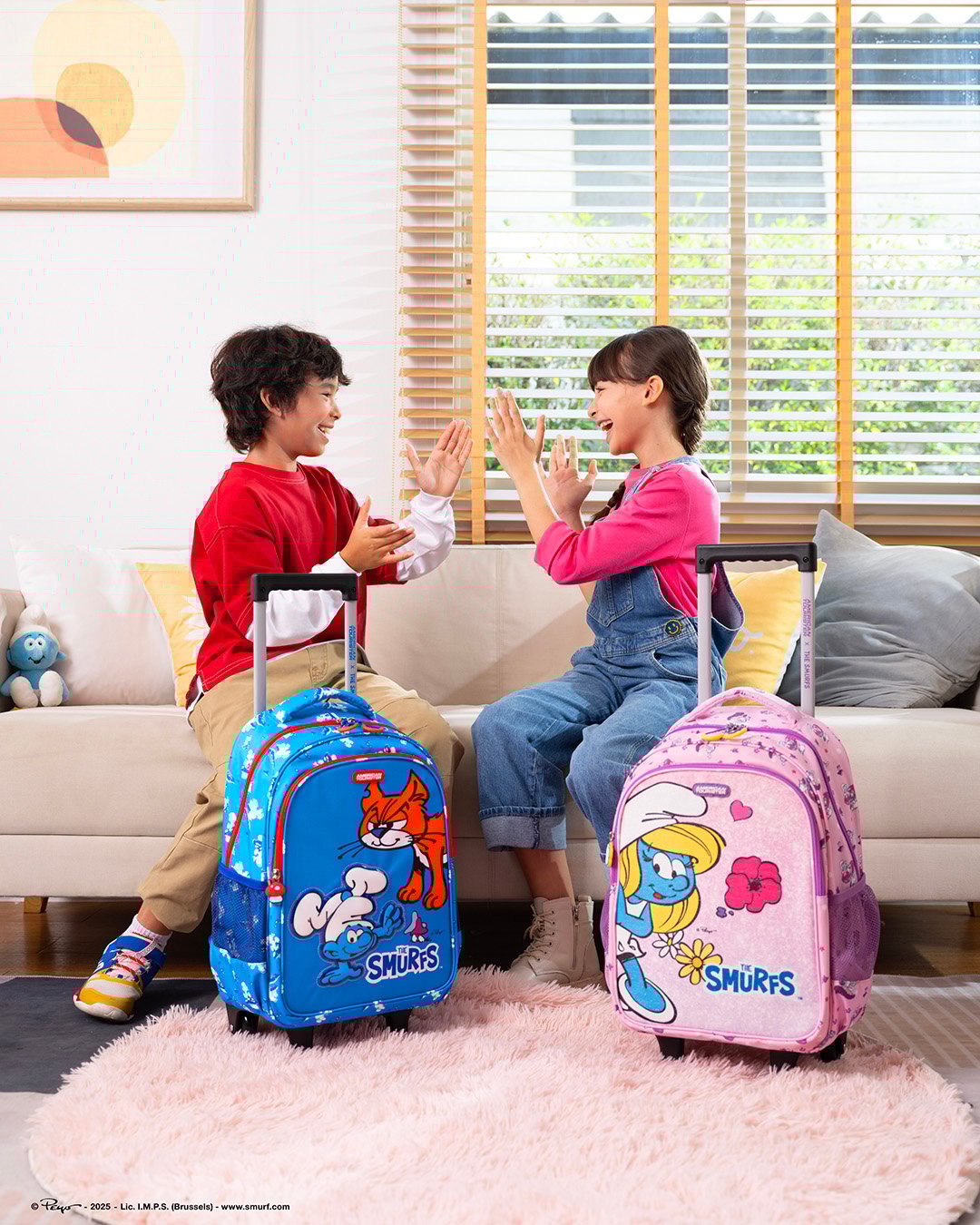 THE SMURFS 兒童後背包  lifestyle | American Tourister