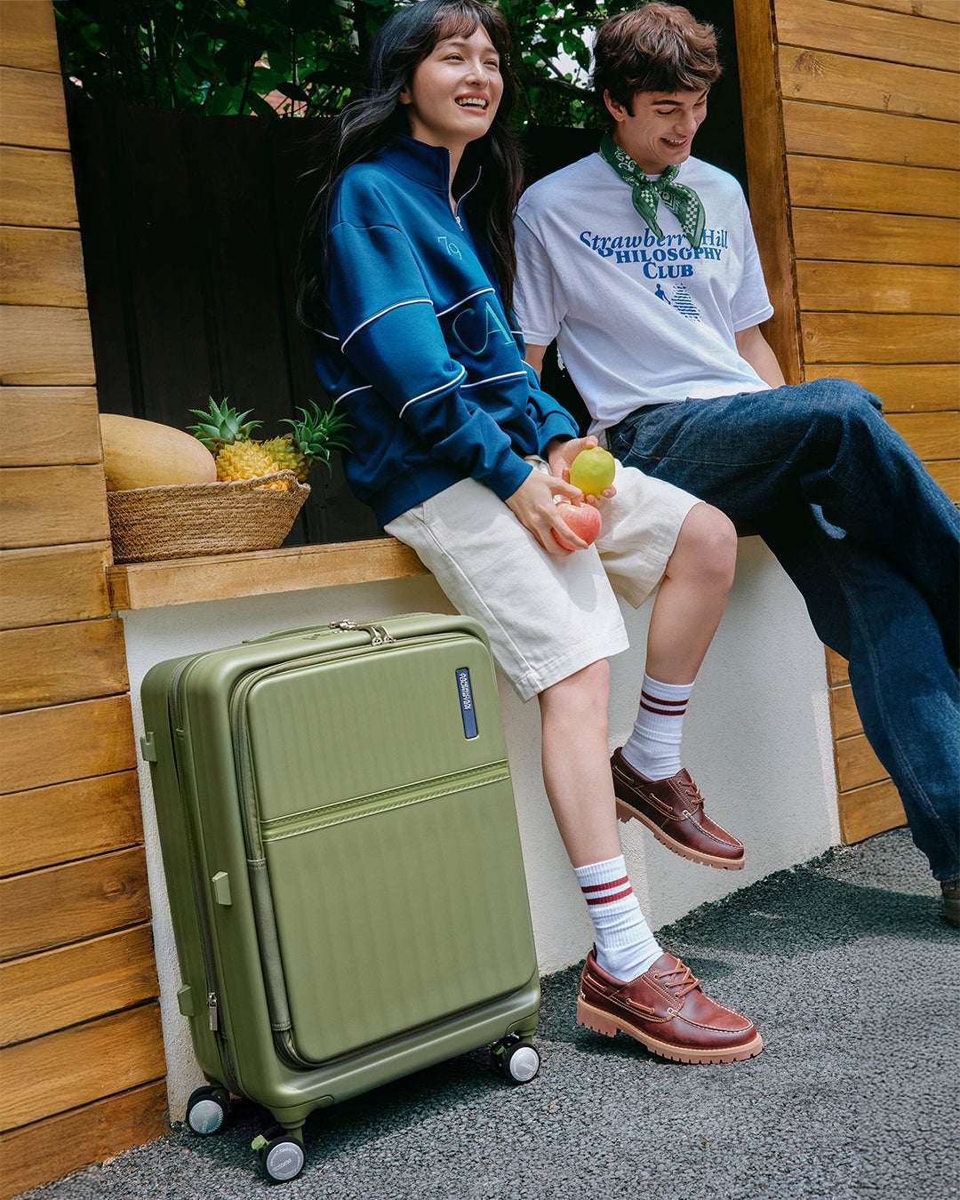 TRANTO 上掀前開 25吋 可擴充行李箱  lifestyle | American Tourister