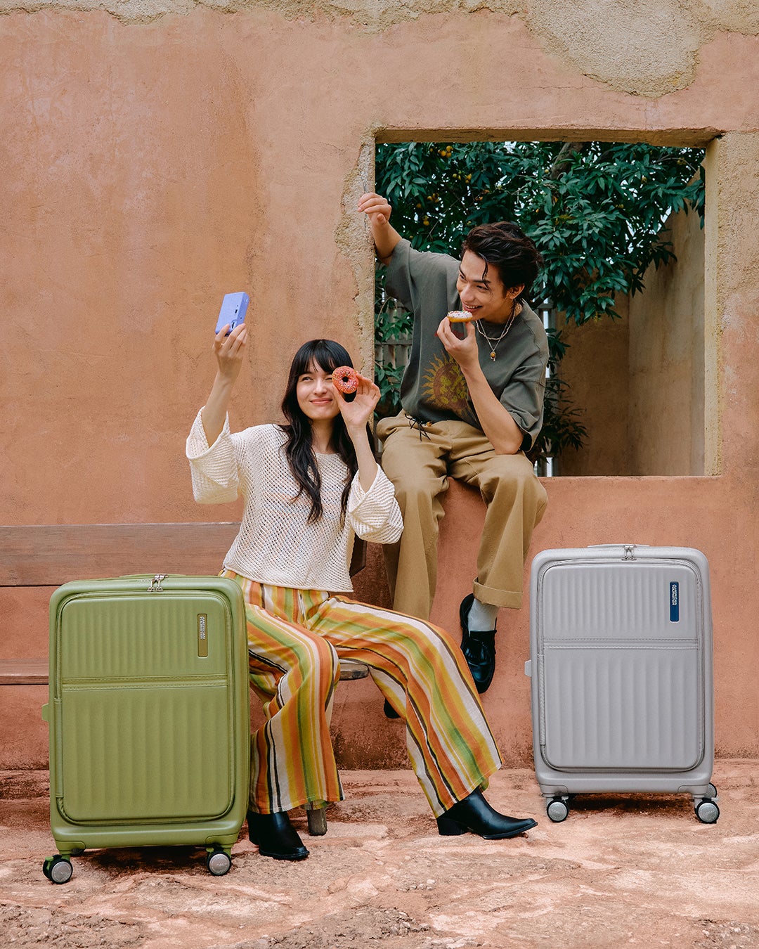 TRANTO 上掀前開 25吋 可擴充行李箱  lifestyle | American Tourister