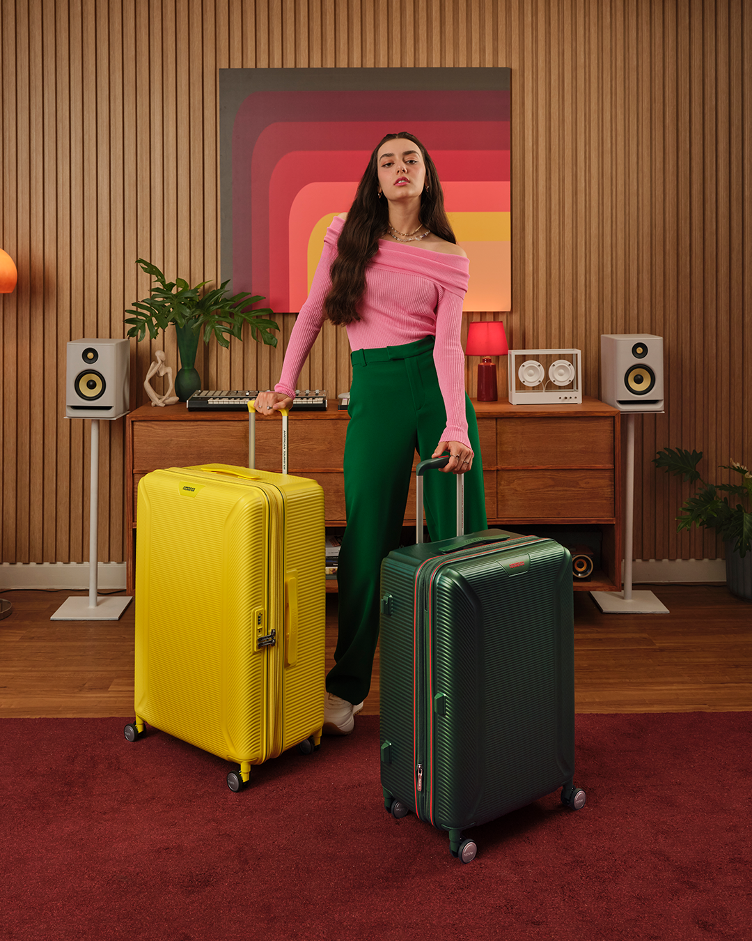 ROBOTECH 上掀前開 20吋 四輪行李箱  lifestyle | American Tourister